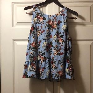 Floral tank top